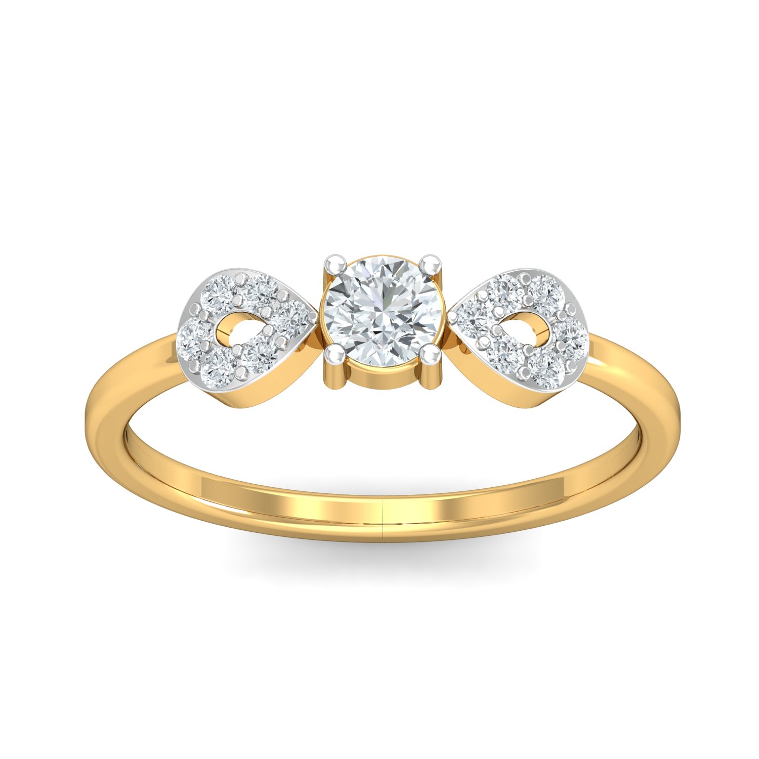 18K Gold Fancy Ring For Women - Image 2