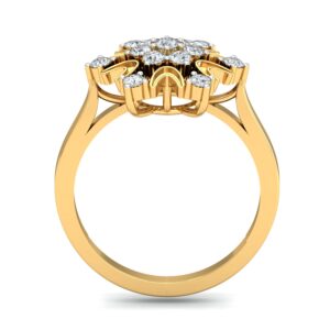 18K Gold Fancy Diamond Ring