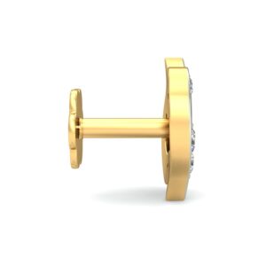 18K Gold Classy Diamond Nosepin BNP021