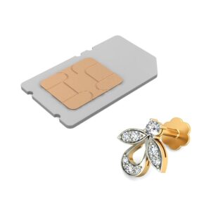 18K Gold Trending Diamond Nosepin BNP020