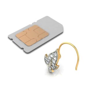 18K Gold Unique Diamond Nosepin BNP019