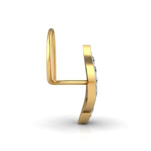 18K Gold Unique Diamond Nosepin BNP019