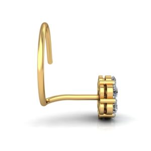 18K Gold Pretty Diamond Nosepin BNP018
