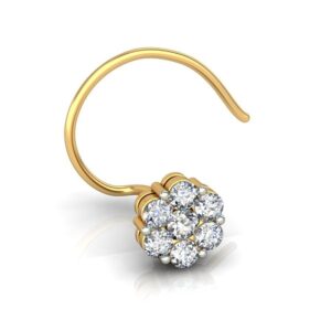 18K Gold Pretty Diamond Nosepin BNP018
