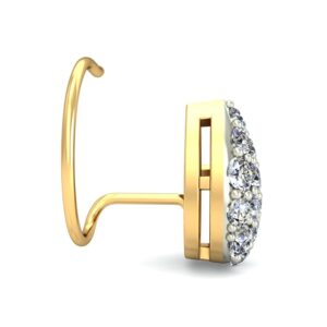 18K Gold Beautiful Diamond Nosepin BNP017