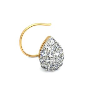 18K Gold Beautiful Diamond Nosepin BNP017