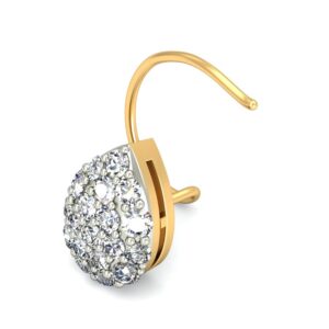 18K Gold Beautiful Diamond Nosepin BNP017