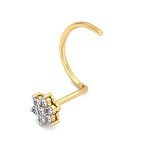 18K Gold Stunning Diamond Nosepin BNP016