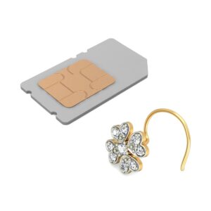 18K Gold Delite Diamond Nosepin BNP014