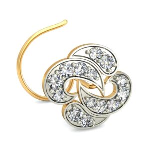 18K Gold Unique Diamond Nosepin BNP009