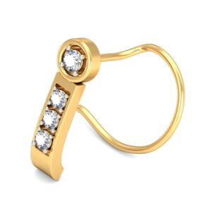 18K Gold Classic Diamond Nosepin BNP005