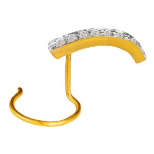 18k gold fancy diamond nosepin bnp001