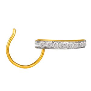 18k gold fancy diamond nosepin bnp001