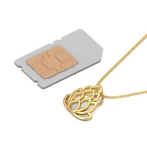22K Gold Fine Design Pendant BPDP054