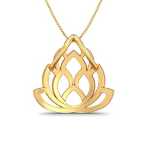22K Gold Fine Design Pendant BPDP054