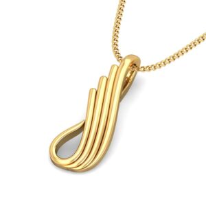 22K Gold Sparkling Pendant BPDP048