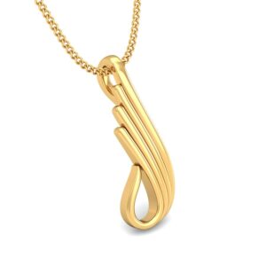 22K Gold Sparkling Pendant BPDP048