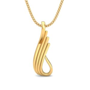 22K Gold Sparkling Pendant BPDP048