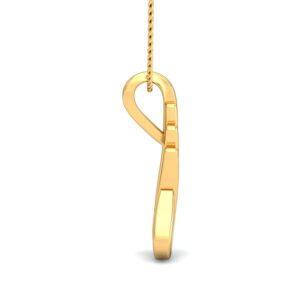 22K Gold Sparkling Pendant BPDP048