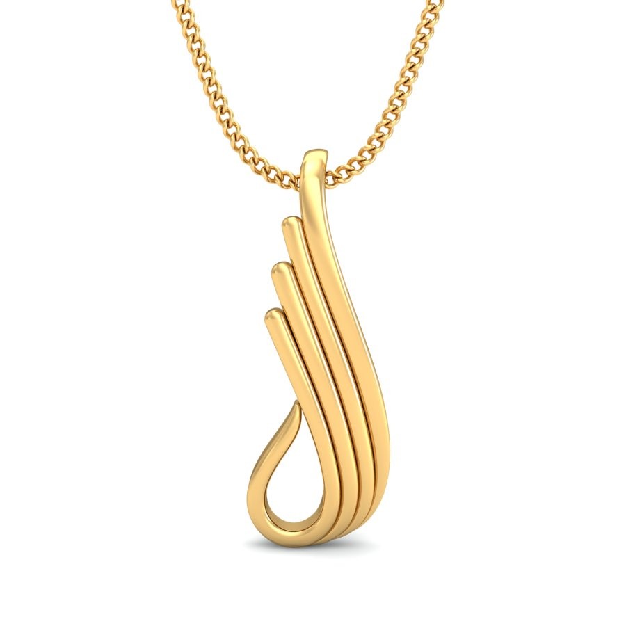 22K Gold Sparkling Pendant BPDP048