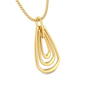 916 Gold Classy Pendant BPDP047