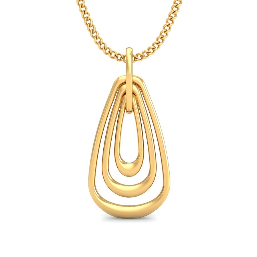 916 Gold Classy Pendant BPDP047