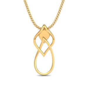 22K Gold Stylish Pendant BPDP046
