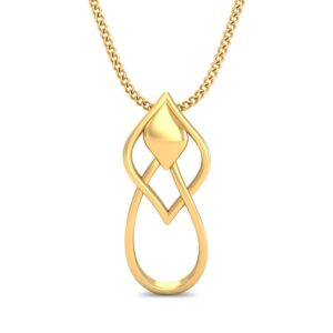 22K Gold Stylish Pendant BPDP046