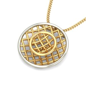 22K Gold Pretty Pendant BPDP044