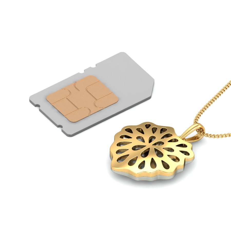 916 Gold Stylish Pendant BPDP041 - Image 4
