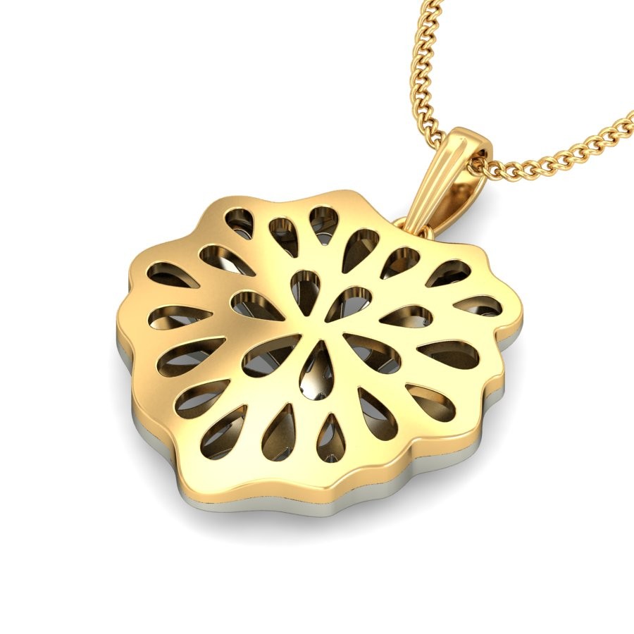916 Gold Stylish Pendant BPDP041 - Image 3