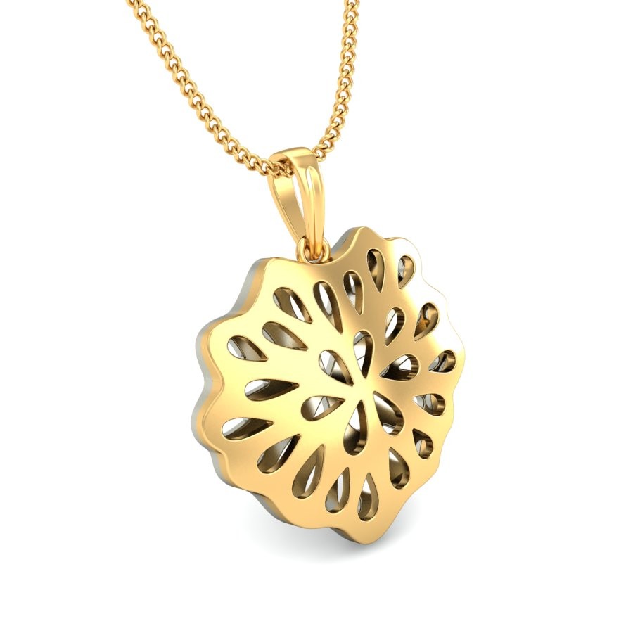 916 Gold Stylish Pendant BPDP041 - Image 2