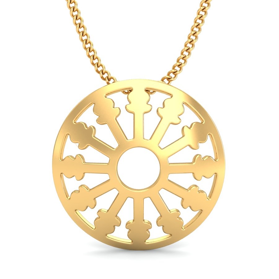 916 Gold Elite Pendant BPDP039