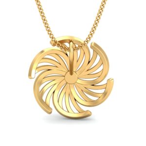 22K Gold Elegant Pendant BPDP038
