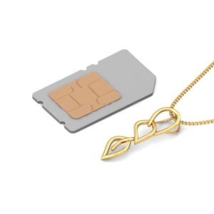 22K Gold Trending Pendant BPDP036