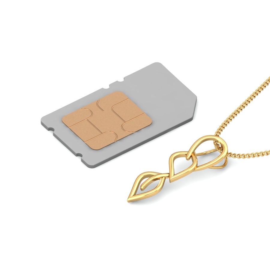22K Gold Trending Pendant BPDP036 - Image 5