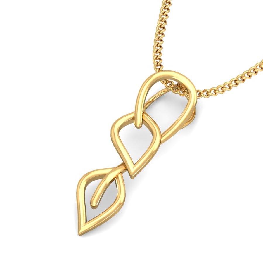 22K Gold Trending Pendant BPDP036 - Image 4