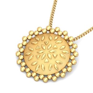 916 Gold Unique Pendant BPDP035
