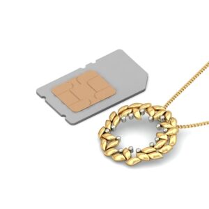 22K Gold Designer Pendant BPDP028