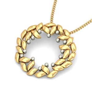 22K Gold Designer Pendant BPDP028
