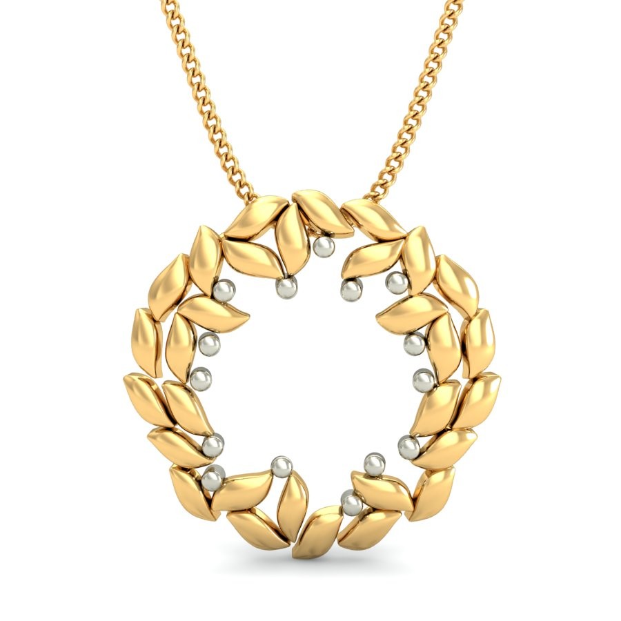 22K Gold Designer Pendant BPDP028