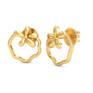 916 Gold Modern Earring BERP050