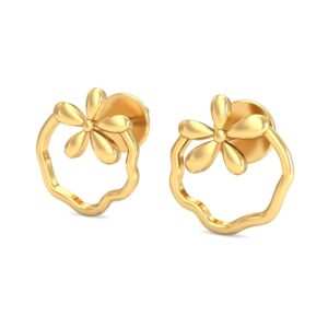 916 Gold Modern Earring BERP050