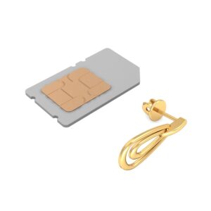 916 Gold Fine Earring BERP047