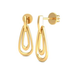 916 Gold Fine Earring BERP047