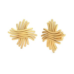 916 Gold Elegant Earring BERP045