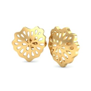 916 Gold Dazzling Earring BERP041