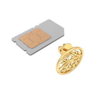 916 Gold Fancy Earring BERP040