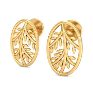 916 Gold Fancy Earring BERP040
