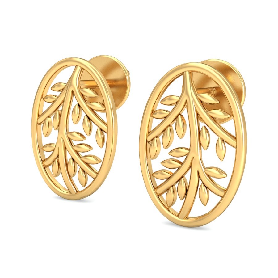 916 Gold Fancy Earring BERP040